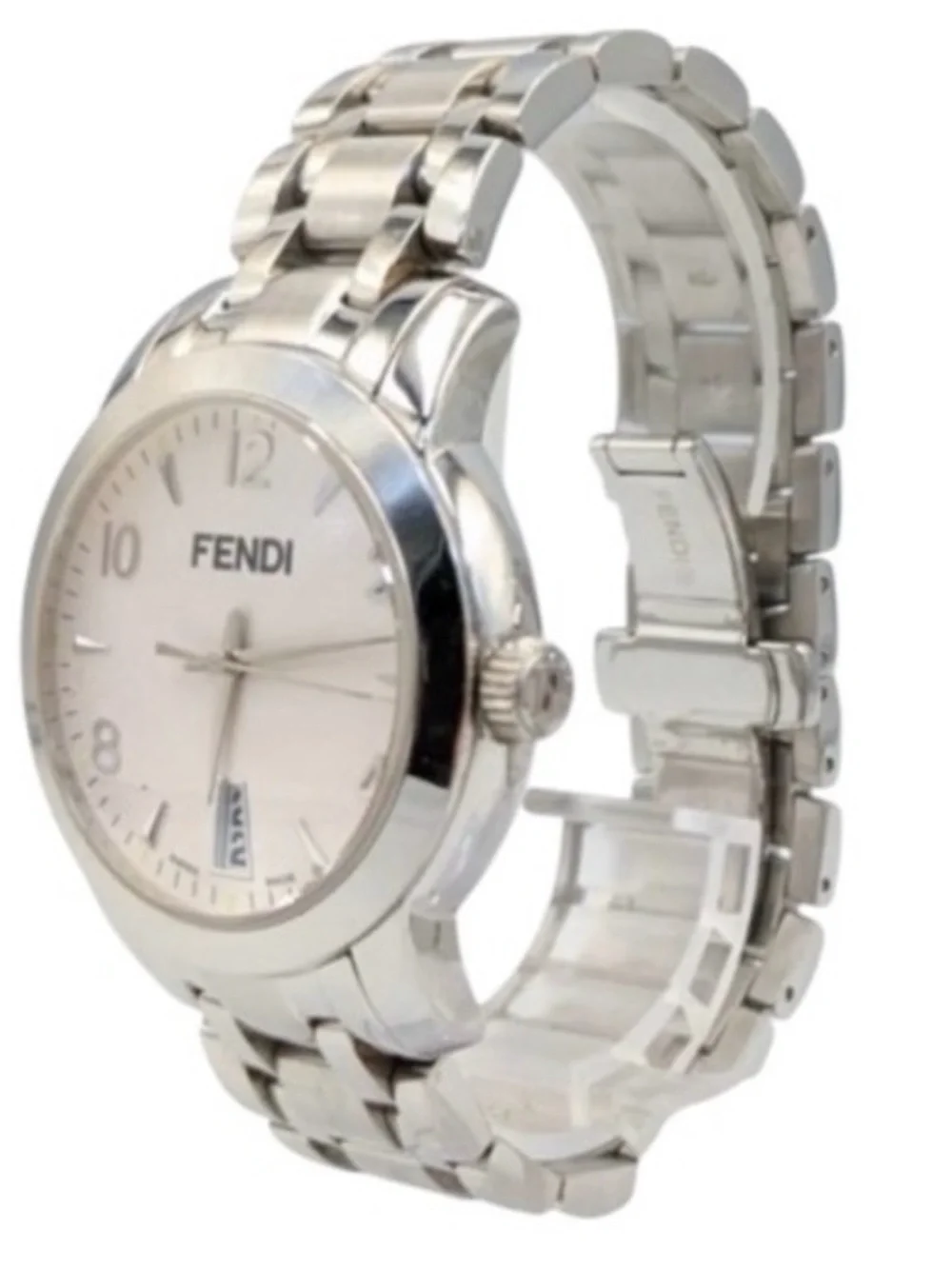 Authentic Fendi luxury designer stainless steel watch